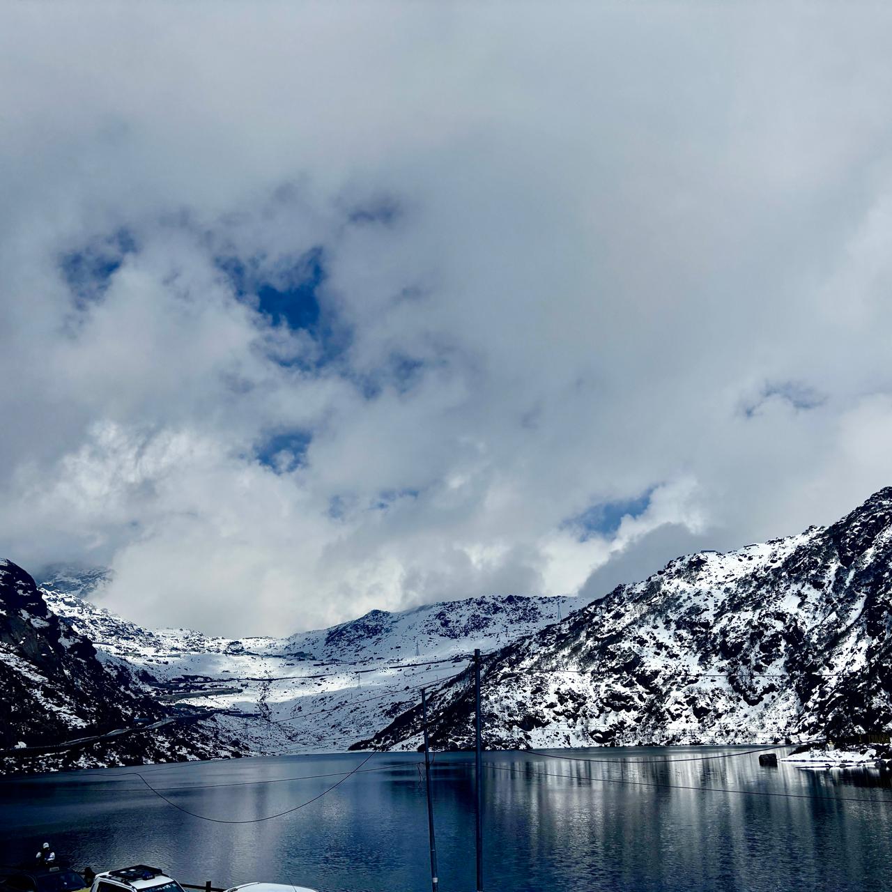 Chongu Lake view in Sikkim