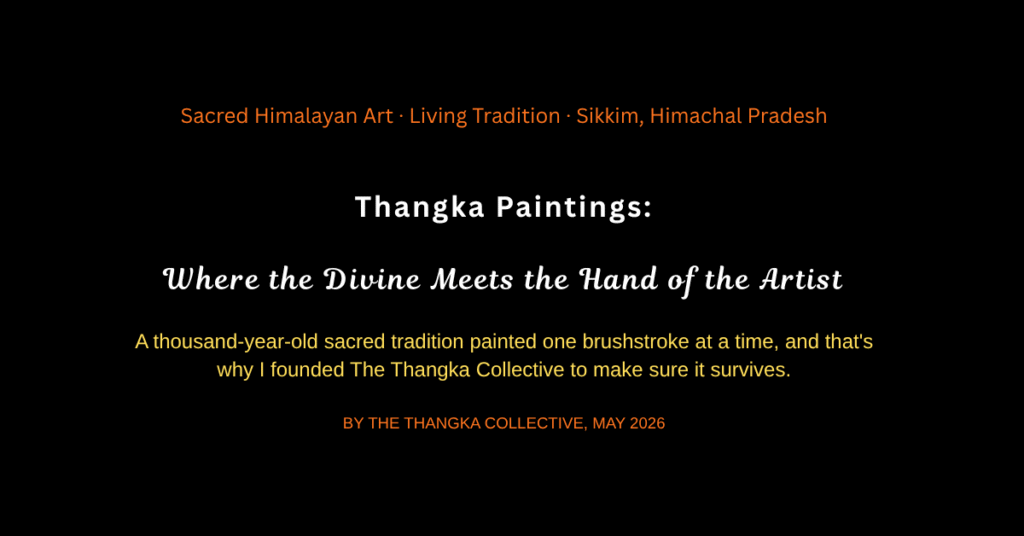 Title of the blog on Thangka painting